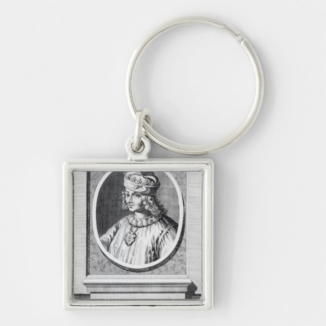 Rene d' Anjou, King of Naples Key Ring (Front)