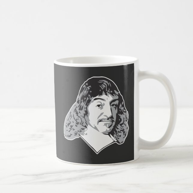 Rene Descartes Coffee Mug (Right)