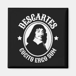 Rene Descartes Cogito Ergo Sum Quote Magnet
