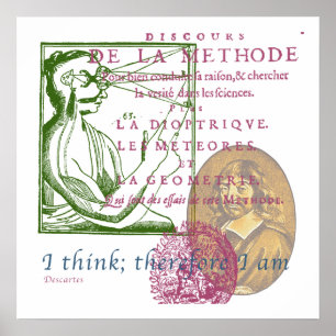 Rene Descartes poster
