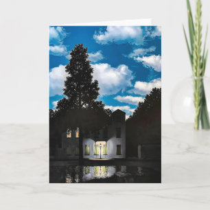 Rene Magritte art painting Card