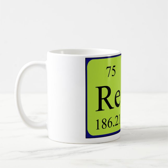 Rene periodic table name mug (Left)