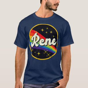 Rene Rainbow In Space Vintage GrungeStyle T-Shirt