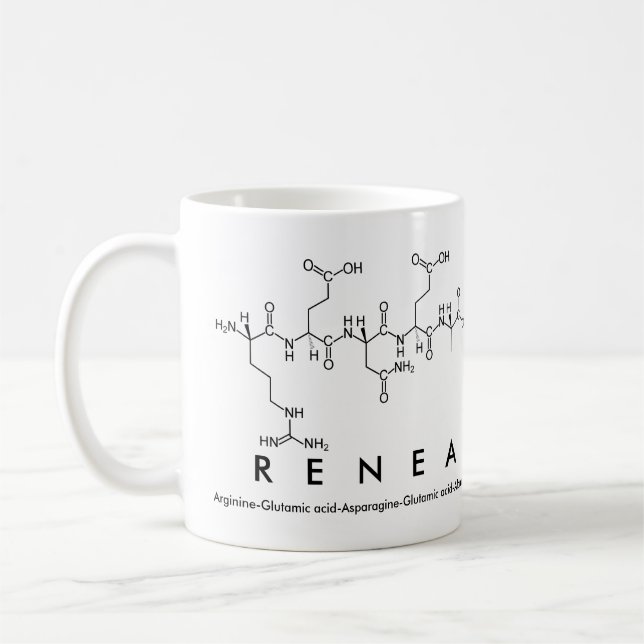 Renea peptide name mug (Left)