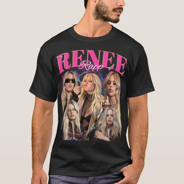 Renee Rapp Hip-Hop Vintage Bootleg T-Shirt (Front)