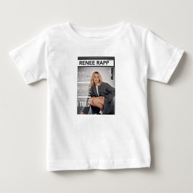 Renee Rapp Snow Angel Magazine Cover Baby T-Shirt (Front)