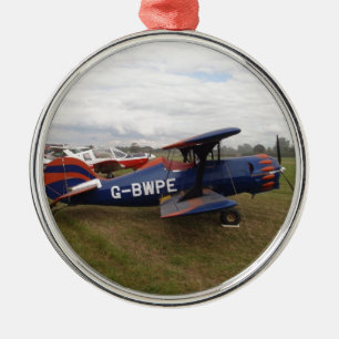 Renegade Biplane Metal Tree Decoration