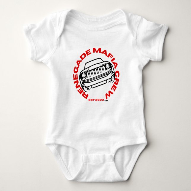 Renegade Mafia Crew for Baby Bodysuit (Front)