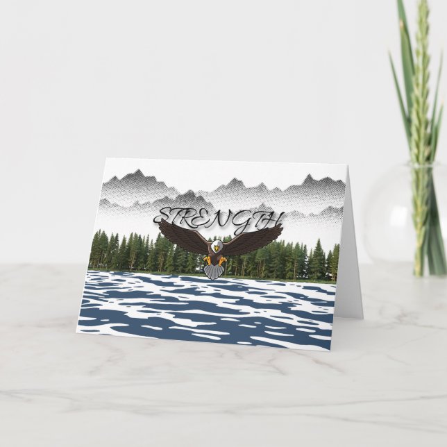 Renew my Strength Greeting Card (Front)