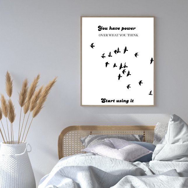 Renew Your Mind Wall Art–Metanoia Christian Poster (Christian wall art to renew your mind and bring God’s peace into your home.)