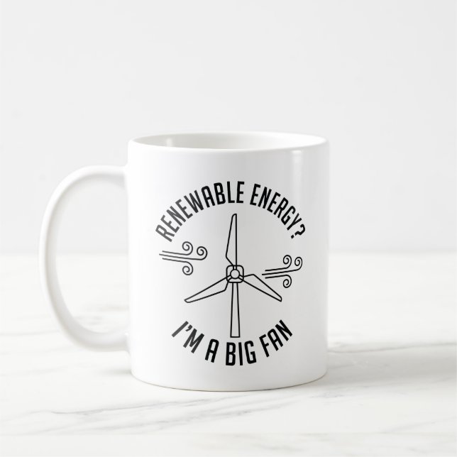 Renewable Energy Coffee Mug (Left)
