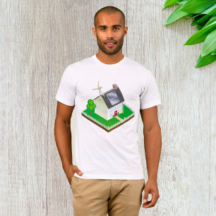 Renewable Energy House Mens T-Shirt