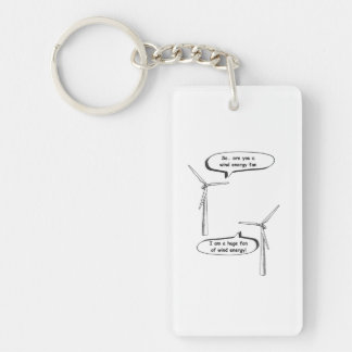 Renewable Energy I'm A Huge Fan – Wind Energy Key Ring