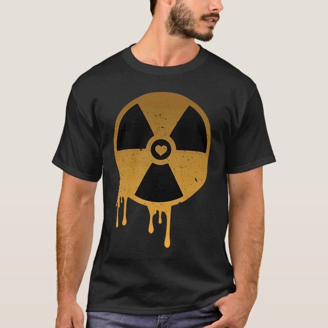 Renewable Energy Radioactive Sign Proud Nuclear En T-Shirt (Front)