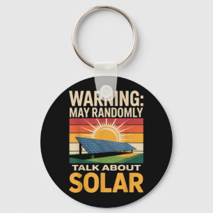 Renewable Energy Randomly Talk Solar Panel Solar Key Ring