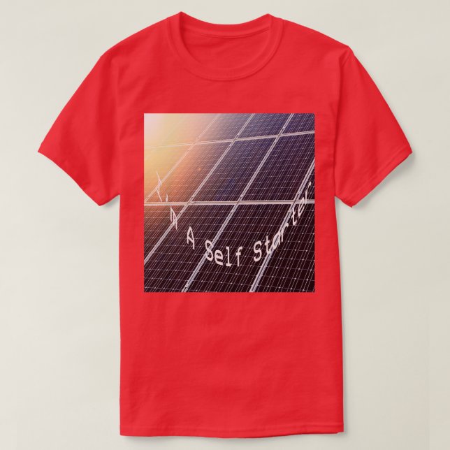 Renewable Energy Self Starter Comment Classic TShi T-Shirt (Design Front)