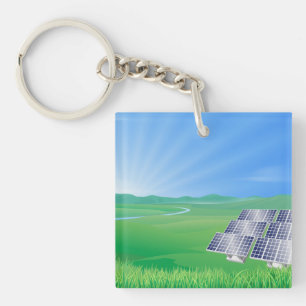 Renewable Energy Solar Keychain