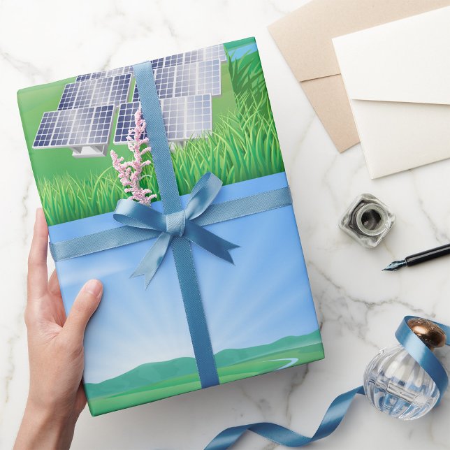 Renewable Energy Solar Wrapping Paper (Creator Uploaded)