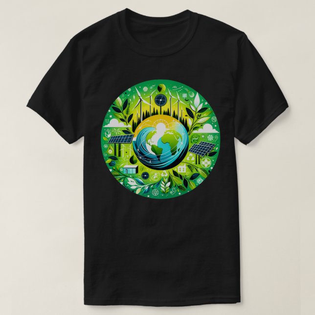 Renewable Energy  T-Shirt (Design Front)
