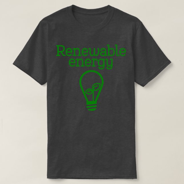 Renewable energy T Shirt Classic TShirt (Design Front)