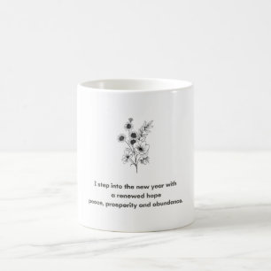 Renewed hope for the new year coffee mug