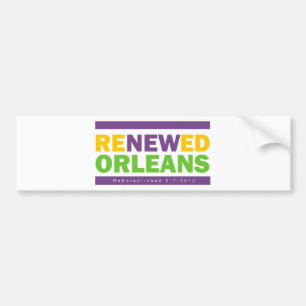 Renewed Orleans Bumper Sticker