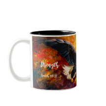 Renewed Strength: Isaiah 40:31 Personalised Mug