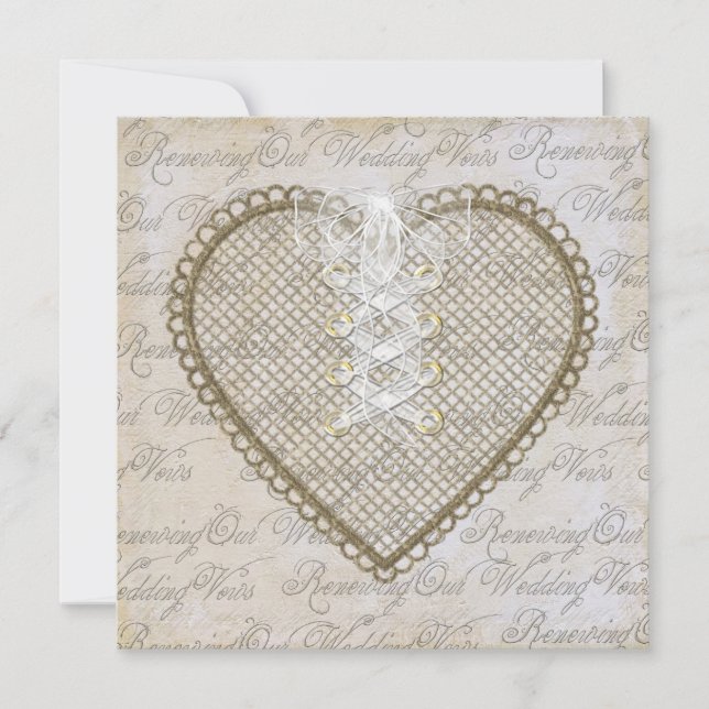 Renewing Vows Invitation - Charming & Quaint (Front)