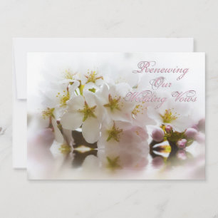 Renewing Wedding Vows - InvitationsCherry Blossoms Invitation