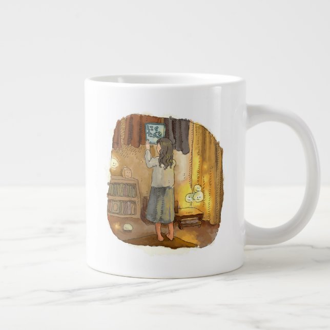 Renji Sakura Large Coffee Mug (Right)