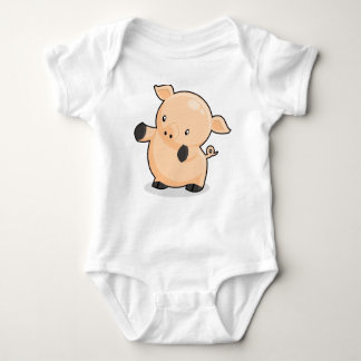 Renkoo Piggy! Baby Bodysuit
