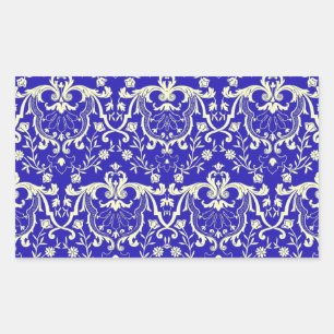 Rennaisance Damask #1 @ Sonolotre Rectangular Sticker