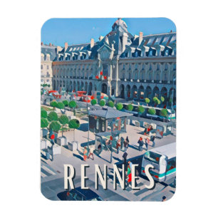 Rennes Photo Vintage  Magnet