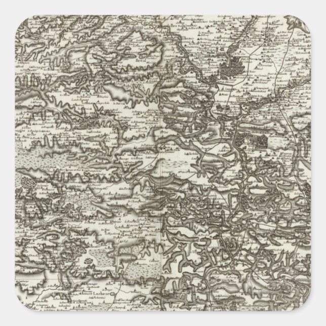 Rennes Square Sticker (Front)