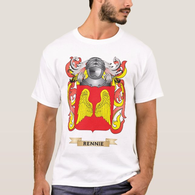 Rennie Coat of Arms (Family Crest) T-Shirt (Front)