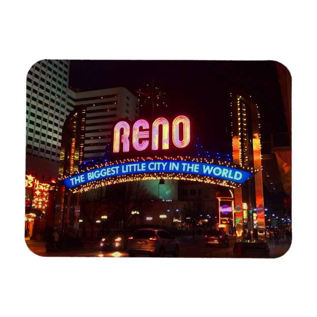 Reno Arch Sign #1 Magnet  (Horizontal)