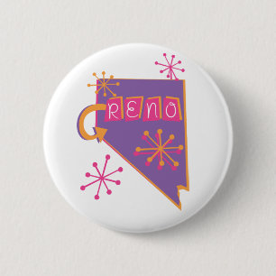 Reno Bright 6 Cm Round Badge