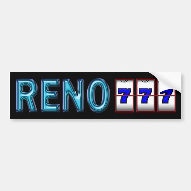RENO BUMPER STICKER (Front)