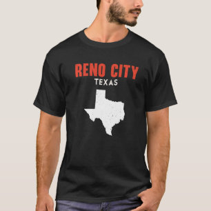 Reno city Texas USA State America Travel Texas T-Shirt