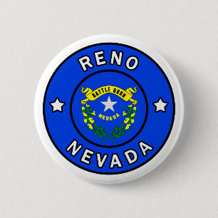 Reno Nevada 6 Cm Round Badge