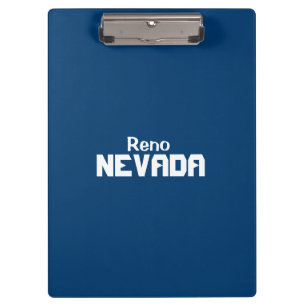 Reno, Nevada Clipboard