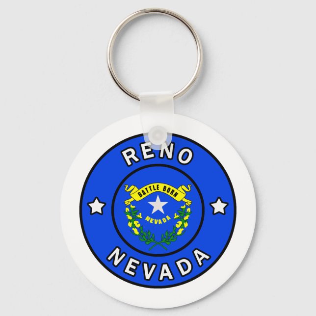 Reno Nevada Key Ring (Front)