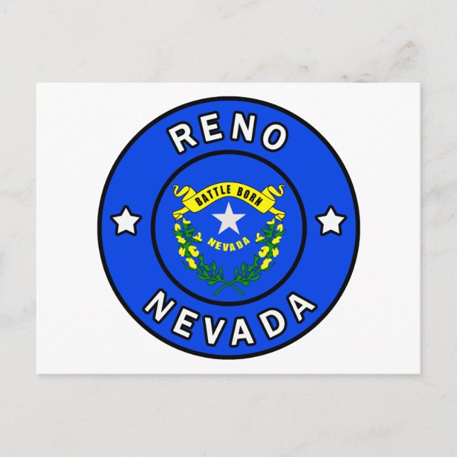 Reno Nevada Postcard (Front)