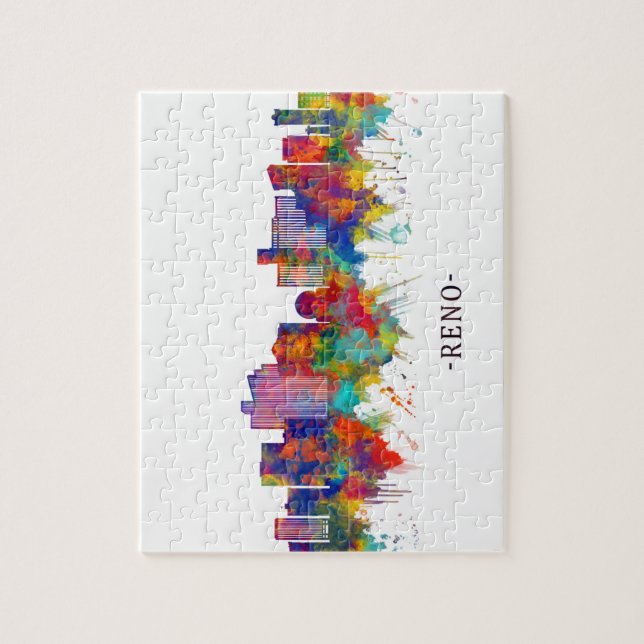 Reno Nevada Skyline Jigsaw Puzzle (Vertical)