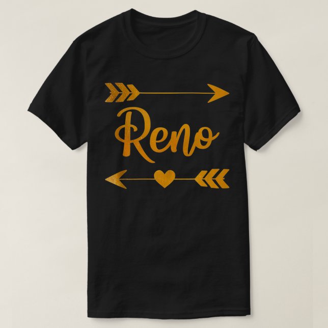 RENO NV NEVADA Funny City Home Roots USA Women Gif T-Shirt (Design Front)