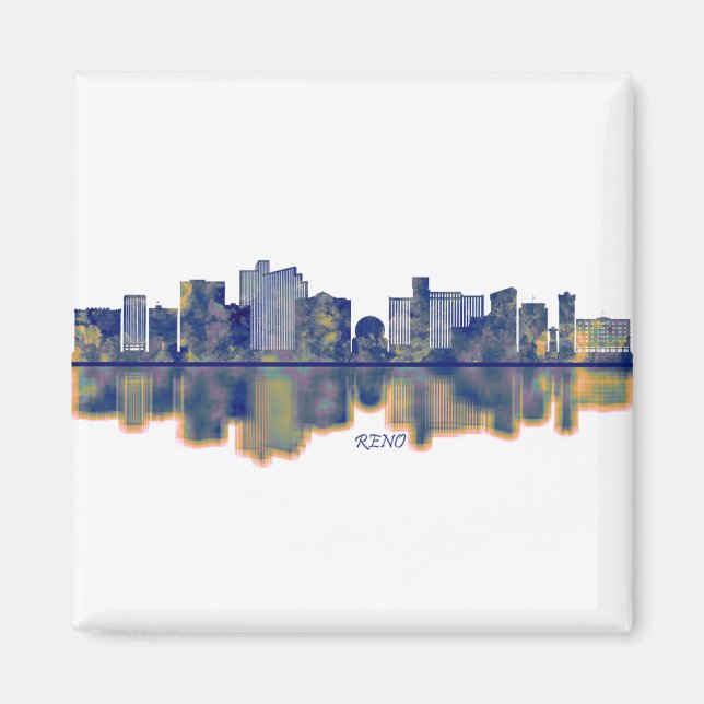 Reno Skyline Magnet (Front)