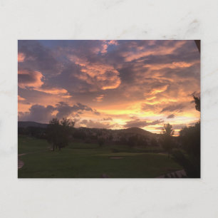 Reno Sunset  Postcard