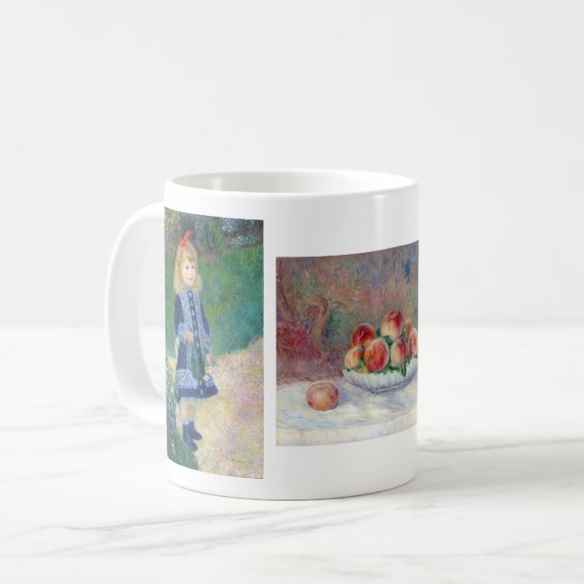 Renoir × 3 works coffee mug (Front Left)