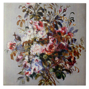 Renoir - A Bouquet of Roses, Ceramic Tile