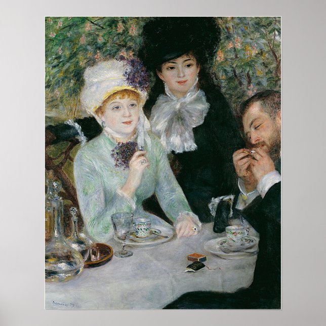Renoir - After The Luncheon Poster (Front)